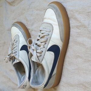Nike Killshot 2, size 9.5, color: Sail/Gum Yellow/Midnight Navy